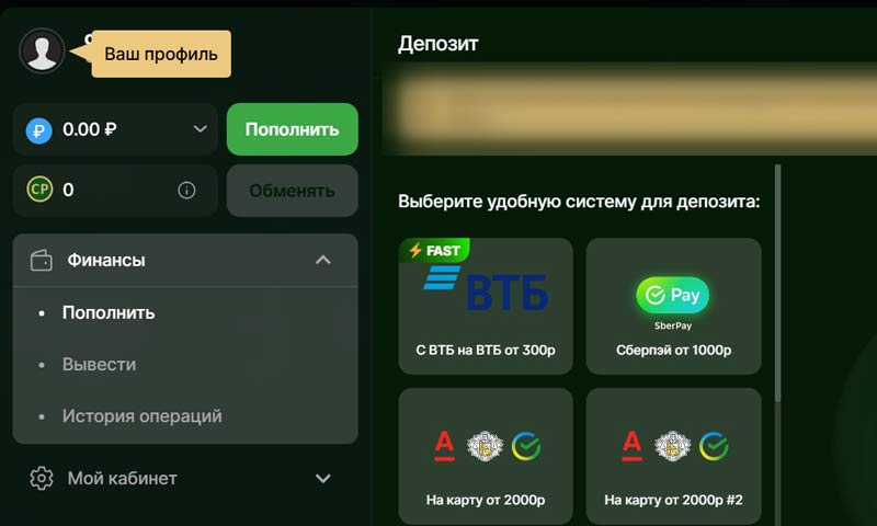 Платежные методы