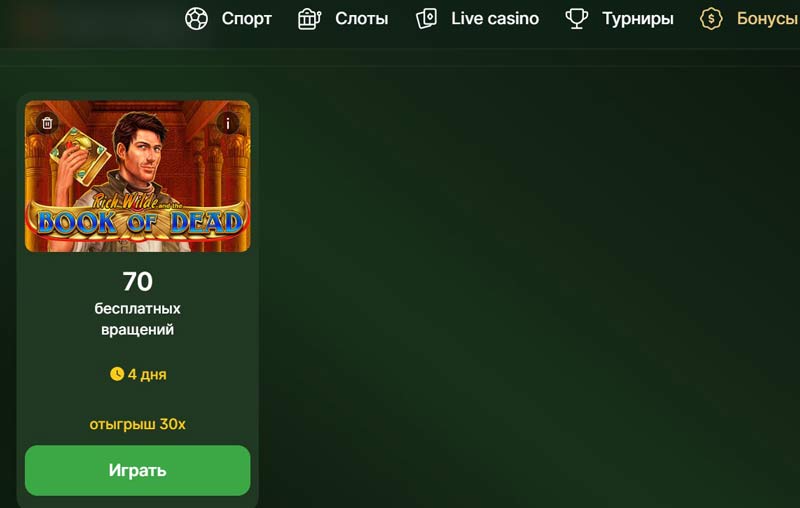 Профиль игрока